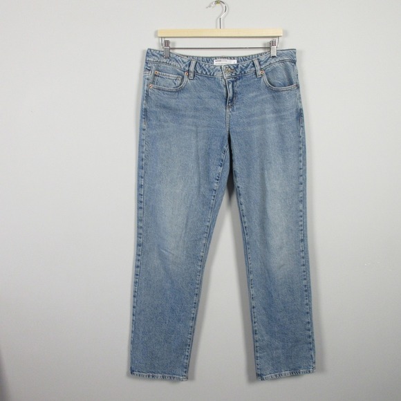Garage Denim Low Rise Straight Leg Jeans Women 11 Blue Cotton Contemporary 626 - Picture 1 of 9